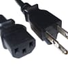 Male and Female ends of Shielded Power Cord